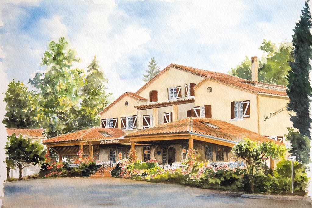 Hostellerie De La Roseraie Barbotan-les-Thermes Exterior foto